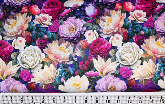 Blank Quilting Night Garden Flowers 3553 Fabric by the Yard//Piece