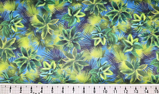 Quilting Treasures Jurassic Journey Palm Leaves 1649-29769-B Fabric by the Yard//Piece